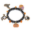 oly-f3dcdf8a75586b6fc735fbb5461481eb Wholesale Halloween Ghost Pumpkin Bracelet Alloy Crystal Bead Bat Pendant Jewelry Accessory