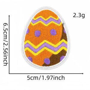 Easter egg cloth stickers 22#