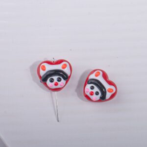 Y236 red love white hat
