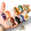 Wholesale Jade Fish Shape Pendant Decorative Accessory for DIY Jewelry and Keychain