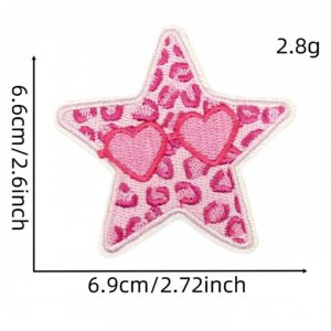 Pink series cloth stickers 1 #
