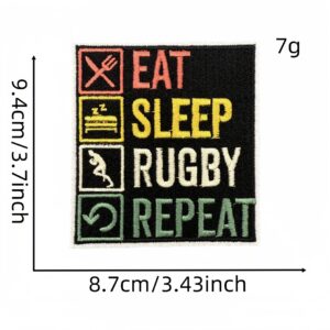 Rugby cloth patch 16#