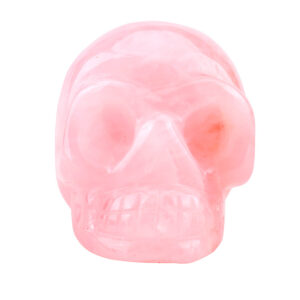Pink crystal 1 inch skull