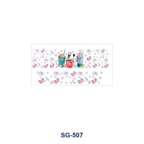 Wholesale 8pcs Kawaii Medical Element 3oz Cup Stickers Wrap