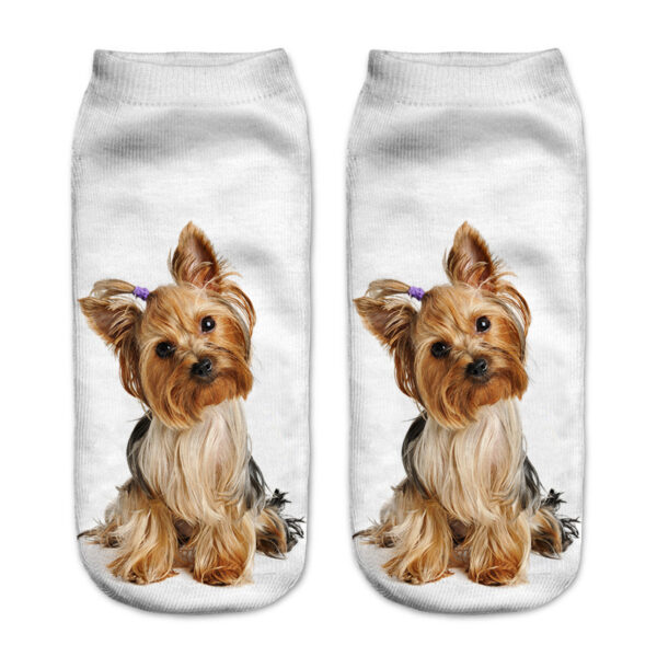Wholesale 3D Printed Dog Pattern Socks Fashion Accessory Gift