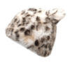 Wholesale Plush Leopard Print Bucket Hat Rabbit Ears Stylish Winter Hat for Women
