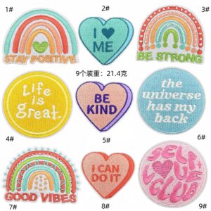 Sunshine language record cloth sticker set 9 pack