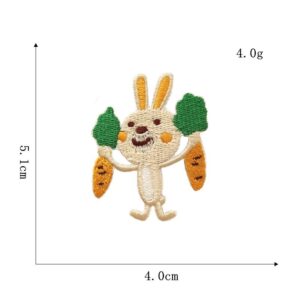 Little rabbit cloth stickers 13#