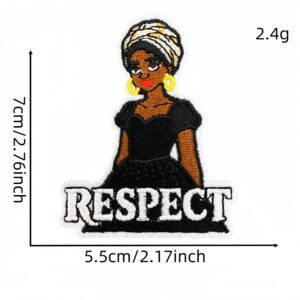 Black girl applique #2