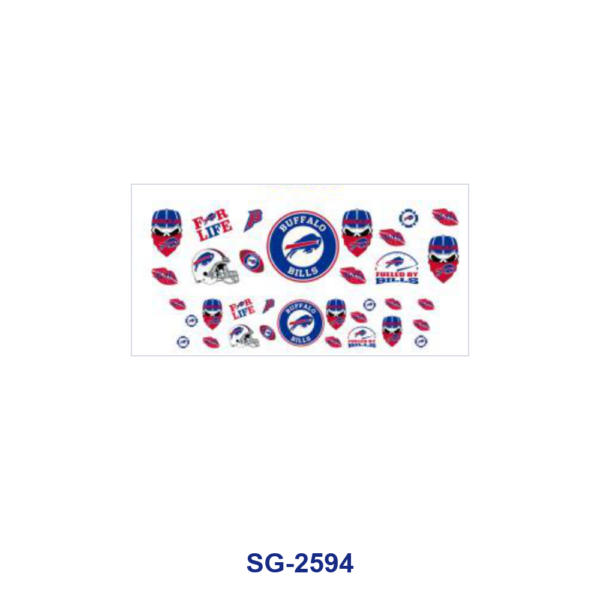 Wholesale 8pcs Mixed Butterfly Mom Cartoon Football Logo Print 3oz Cup Stickers Wrap OLY Exclusive