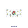 oly-f4a8581d3fef756a717c2e0ebfed821b Wholesale 5pcs Soft Pastel Dreamy Watercolor Fairy Tale Gown Maiden Ocean Fantasy Water Spirit Figure Starfish Tropical Fish Bubble Bow Crown Shell Mixed Decor Prints 16oz Cup UV DTF Wraps OLY Exclusive