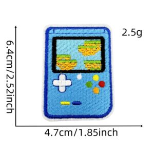 Blue game cloth stickers 7#
