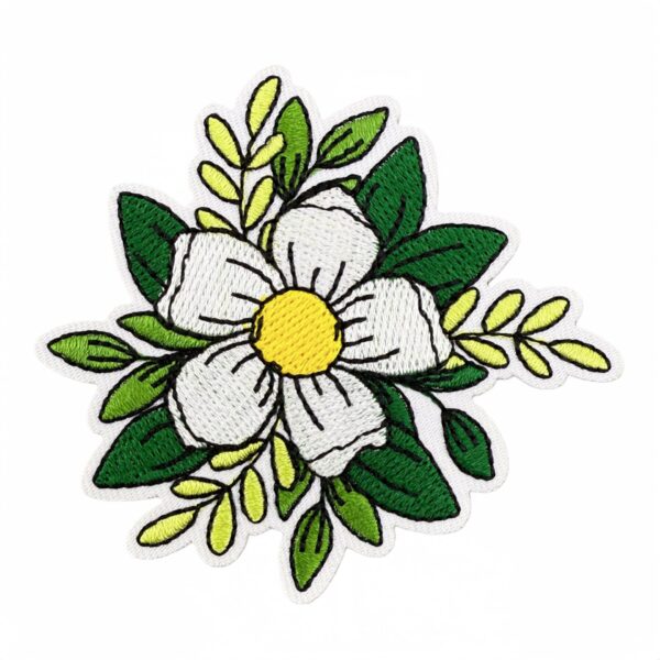 Wholesale Cartoon Forest Embroidered Fabric Applique Patch Polyester Thread Decorative Fashion Accessory for Bags Clothing