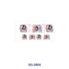Wholesale 8pcs Dreamy Fairy Tale Girl Floral Print 3oz Cup Stickers Wrap OLY Exclusive