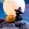 Wholesale Cartoon Resin Witch Ghost Pumpkin Halloween Figurine DIY Decorative Accent for Party Favor