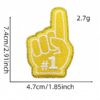 oly-f501a4376eaf37fb405d277f5515c3f9 Wholesale Trendy Funny Encouragement Finger Embroidered Patch DIY Decorative Badge Gift