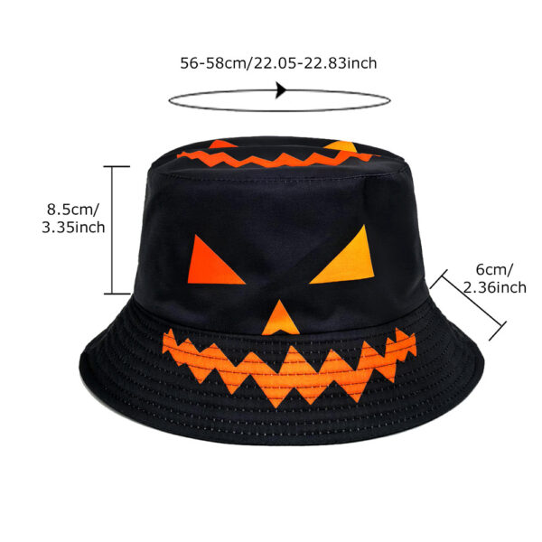 Wholesale Halloween Pumpkin Monster Bucket Hat Trendy Fashion Accessory with Sun Protection for Gift and Boutique Resale