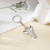Wholesale Black Mamba Snake Pendant Keychain Fashion Metal Bag Charm for Car Keys Boutique Gift