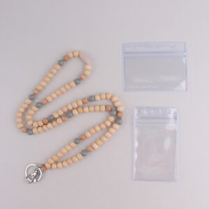 Silver + two transparent card holders
