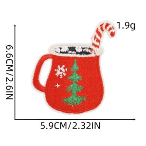 Christmas cloth stickers 7#