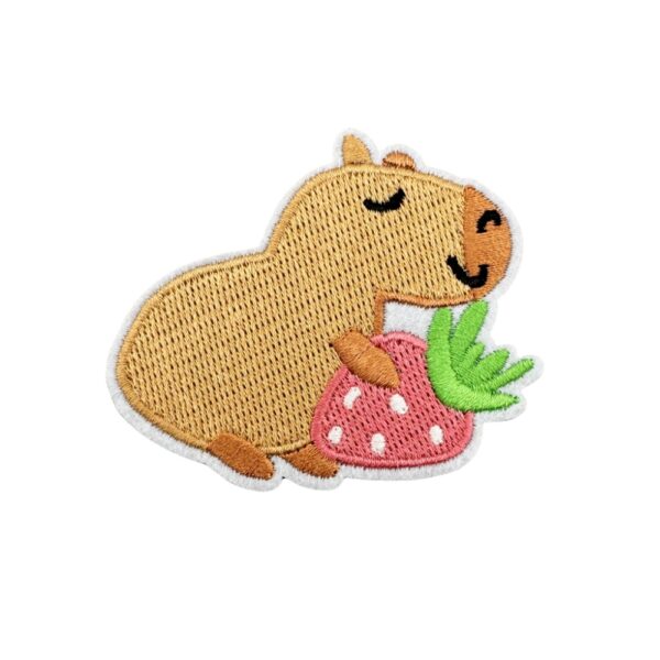 Wholesale Polyester Thread Cute Animal Embroidered Patches for Bags Jackets Fashion Accessory Resale