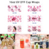 oly-f54cfb323fb2e24dcd95df9e6f14876e Wholesale 5pcs Sweet Pink Girly High Heel Dress Hat Lipstick Woman Cherry Blossom Bow Sneaker Mixed Decor Prints 16oz Cup UV DTF Wraps