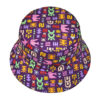 Wholesale Digital Print Bucket Hat Geometry Pattern Trendy Unisex Sun Hat
