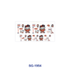 Wholesale 8pcs Sports Sign Print Pattern 3oz Cup Stickers Wrap OLY Exclusive