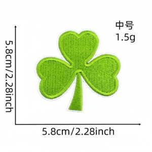Green leaf medium cloth sticker 22#