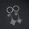 Wholesale Vintage Celtic Knot Clover Stainless Steel Keychain Fashion Accessory Boutique Resale