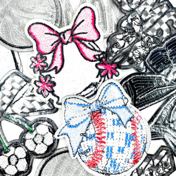 Wholesale Sports Ball Sequin Patch – Iron-On Fashion Accessory for Coats, Gift or Boutique Resale