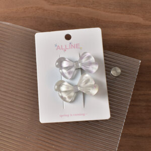 10 # Purple series 2 large bows-2pcs