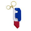 Wholesale Acrylic Cartoon Radish Knife Stress Relief Keychain Gift for Students and Couples