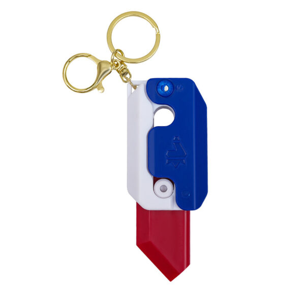 Wholesale Acrylic Cartoon Radish Knife Stress Relief Keychain Gift for Students and Couples