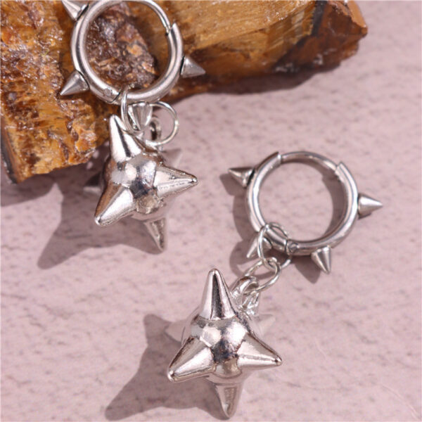 Wholesale Dark Punk Studded Earrings Gothic Rivet Earrings for Men and Women Chic Party Jewelry Accessory