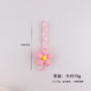 oly-f5bcd1ede15b2a913a49de7081065816 Wholesale Sweet Flower Phone Lanyard Cotton Rope Wrist Strap Keychain Fashion Accessory Gift