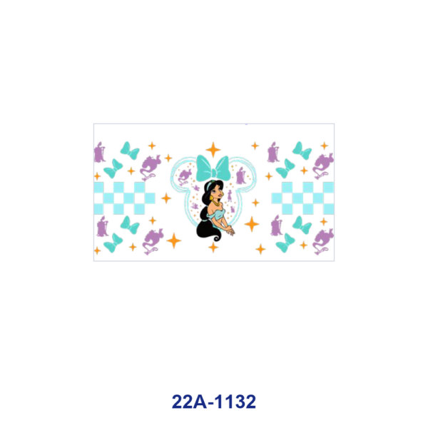 oly-f5c0758afb0725e4d44d93b0f4222081 Wholesale 5pcs Sweet Pastel Cartoon Princess Bow Checker Grid Star Fairy Silhouette Mixed Decor Prints 16oz Cup UV DTF Wraps OLY Exclusive