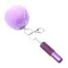Wholesale Rhinestone Perfume Bottle Fur Ball Keychain Set - Trendy Bag Charm Car Key Accessory for Gift or Resale