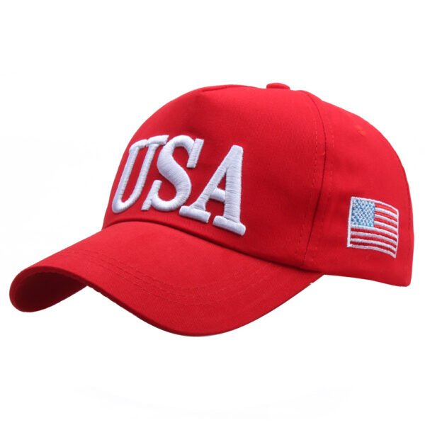 oly-f5d92a403c00bf7df5bd8e03565023c0 Wholesale Red Flag Baseball Cap Women Summer Sun Protection Outdoor Hat