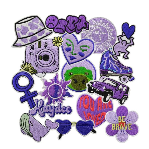 Wholesale Cute Cartoon Embroidered Patch Decorative Accent for Clothing Bags DIY Accessory