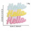 oly-f5deb727483f8372d83d0da37a1432c8 Wholesale Hello Hello Embroidered Patch - Trendy Decorative Accent for Everyday Use