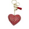 Wholesale Crystal Heart Keychain Bag Charm Zinc Alloy Boutique Resale Accessory