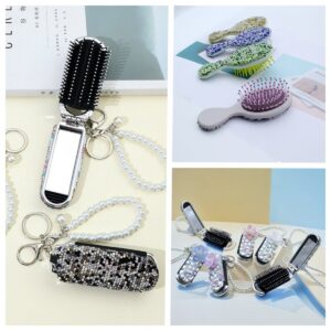 oly-f613cf0bee2bc35b3d1c7c47a6735823 Wholesale Rhinestone Comb Keychain Decorative Gift for Wedding