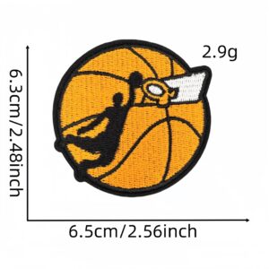 Basketball cloth stickers 14#