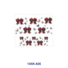 oly-f62085b192e1baed12d89638bf0f4c77 Wholesale 2/4/8pcs Vintage Bow Floral Print Mini Cup Keychain Sticker
