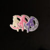 oly-f620b88de92df7e24f7e24bc74e526c4 Wholesale Polyester Embroidered Patch Pink Snowflake Moon Letter JK Style Fashion Accessory