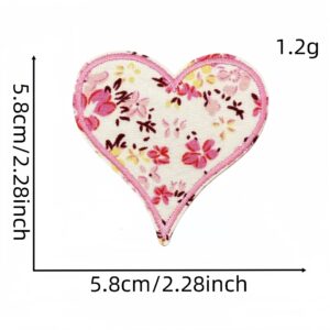 Love heartbreak cloth sticker 3#Powder