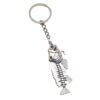 Wholesale Zinc Alloy Retro Fishbone Skeleton Keychain Pendant, Punk Style Fashion Accessory for Keys or Bag