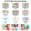 oly-f64d36081771b51a959be9d1414d0c73 Wholesale 2/4/8pcs Inspirational Quote Mini Cup Keychain Sticker