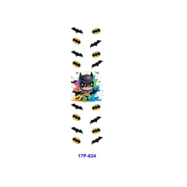 oly-f663dad472530249593855d6d6383a67 Wholesale 2/8/16pcs Graffiti Superhero Bat Pumpkin Heart Cartoon Series UV DTF Pen and Bookmark Stickers OLY Exclusive